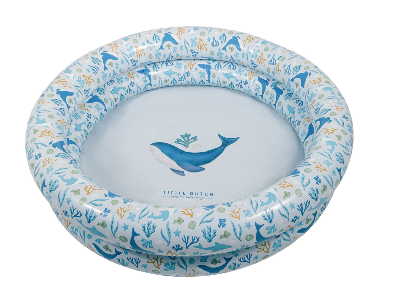 E-shop Little Dutch Nafukovací bazénik 80 cm Ocean Dreams Blue