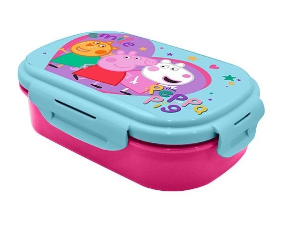 E-shop Kids Euroswan Desiatový box s príborom - Peasiatko Peppa