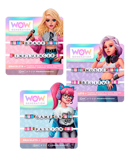 E-shop Kids Euroswan Sada náramkov s odkazom - WOW Generation