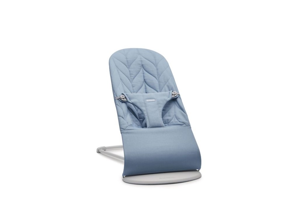 Lehátko Babybjorn Bouncer Bliss Blue Petal Woven