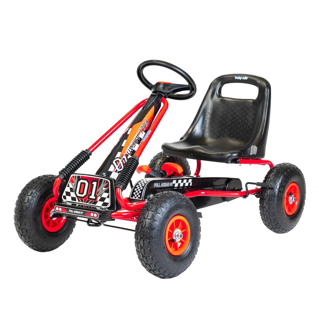 E-shop Detská šliapacia motokára Go-kart Baby Mix Razor červená - 55287