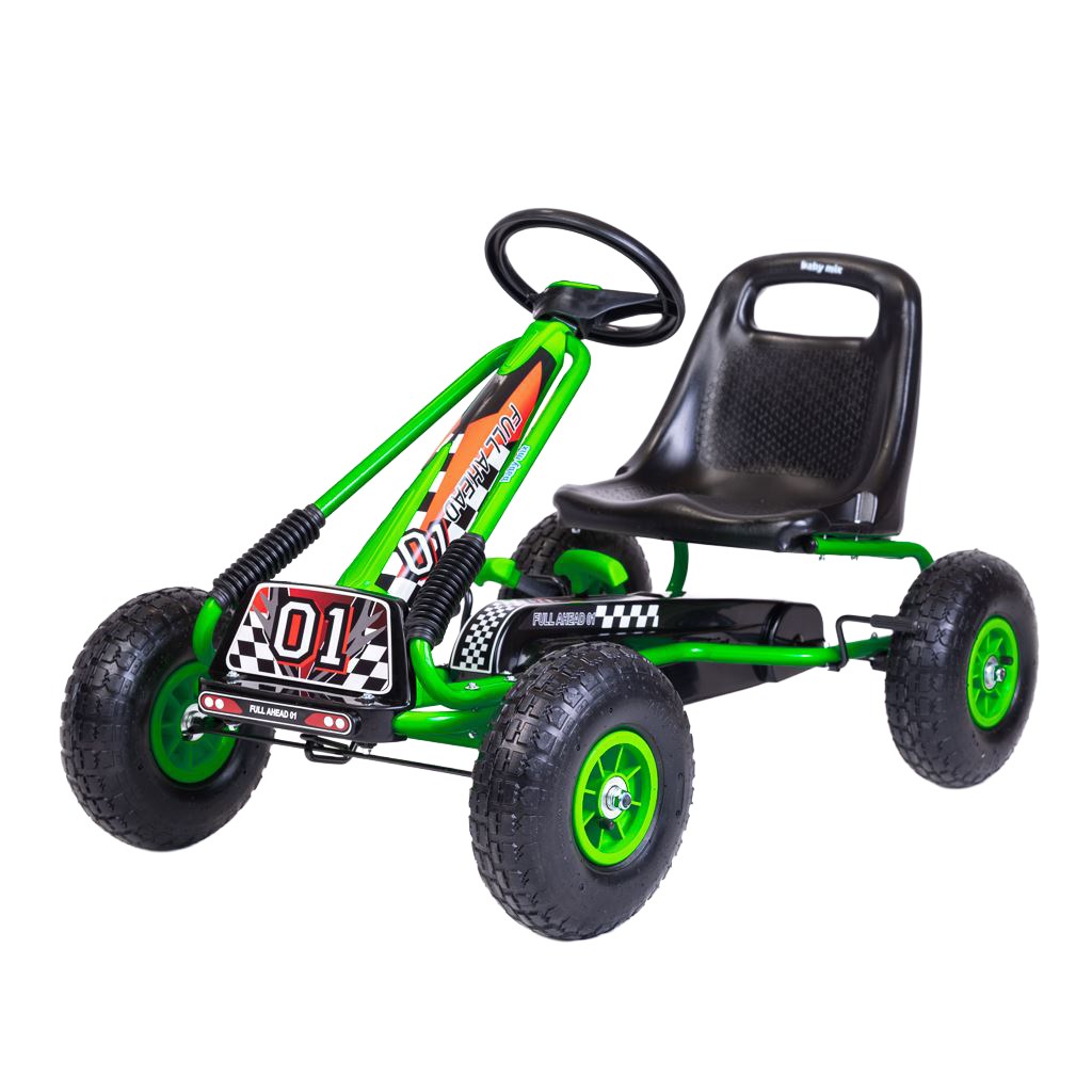 E-shop Detská šliapacia motokára Go-kart Baby Mix Razor zelená - 55294