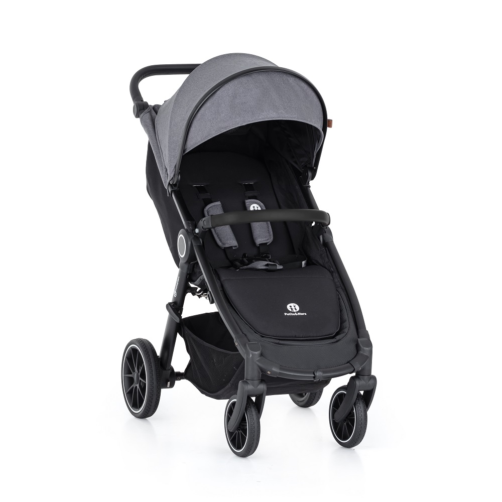 E-shop PETITEMARS PETITE&MARS Kočík Street+ RWS Black Ultimate Grey