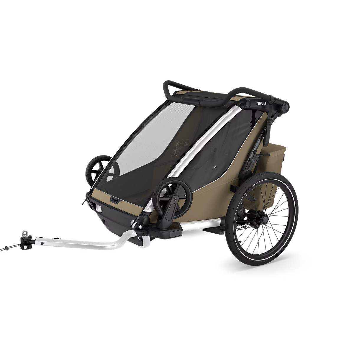 E-shop Thule športový cyklovozík Chariot Cross 2 double, faded khaki