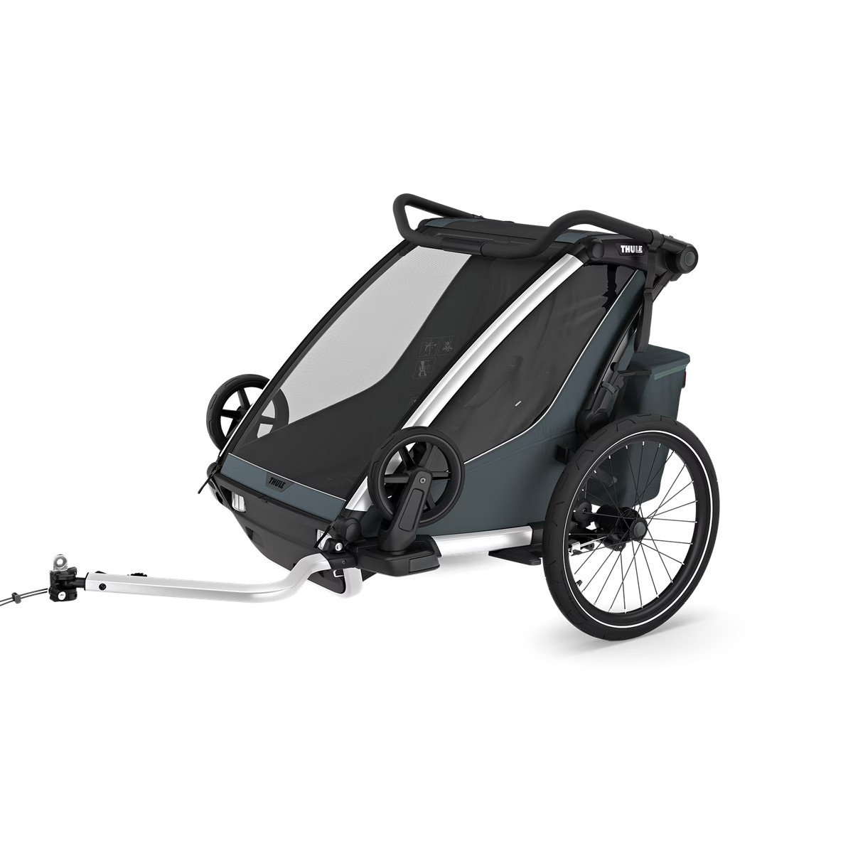 E-shop Thule športový cyklovozík Chariot Cross 2 double, dark slate