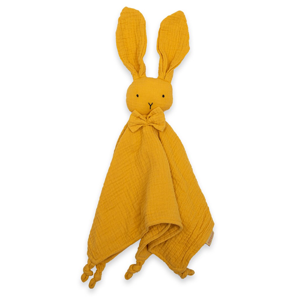 E-shop Mušelínový usínáčik New Baby Rabbit mustard - 53515