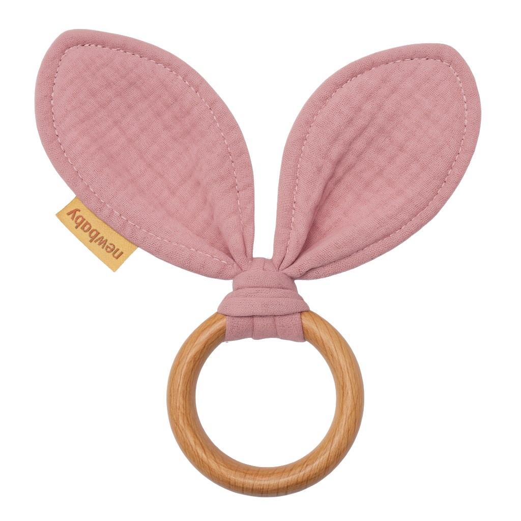 E-shop Kúsok s listami New Baby Ears pink - 53539