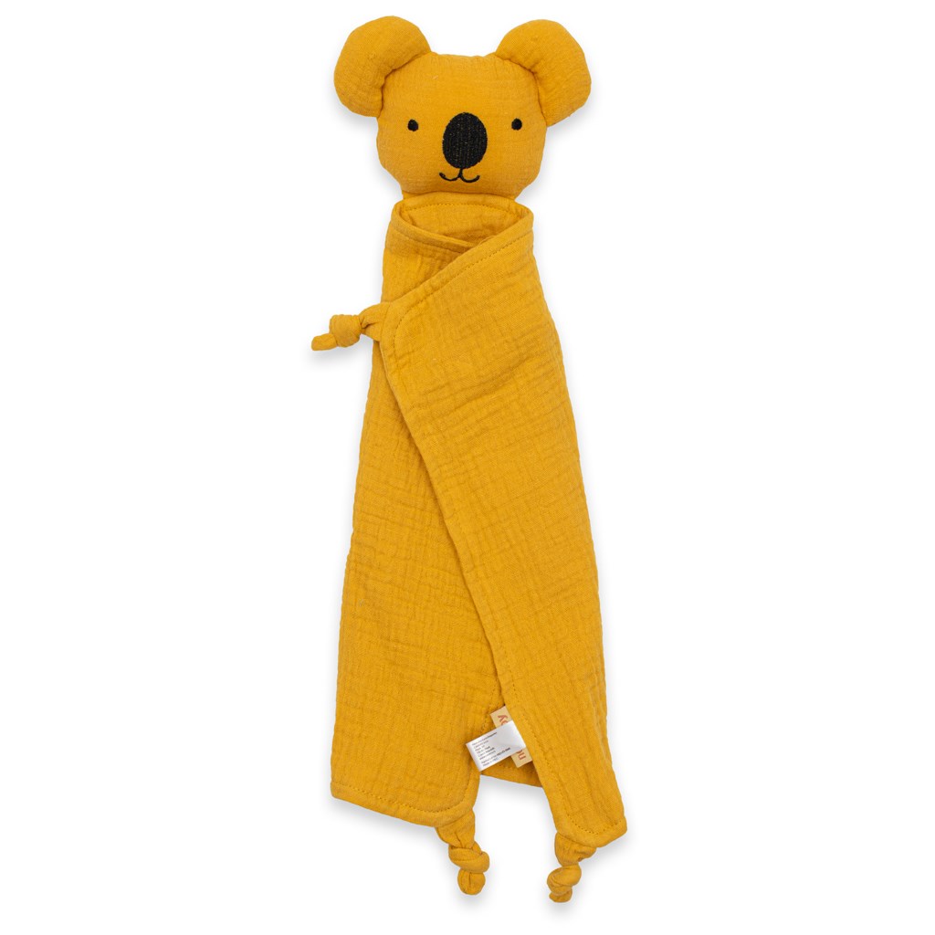 E-shop Mušelínový usínáčik New Baby Koala Mustard - 53514