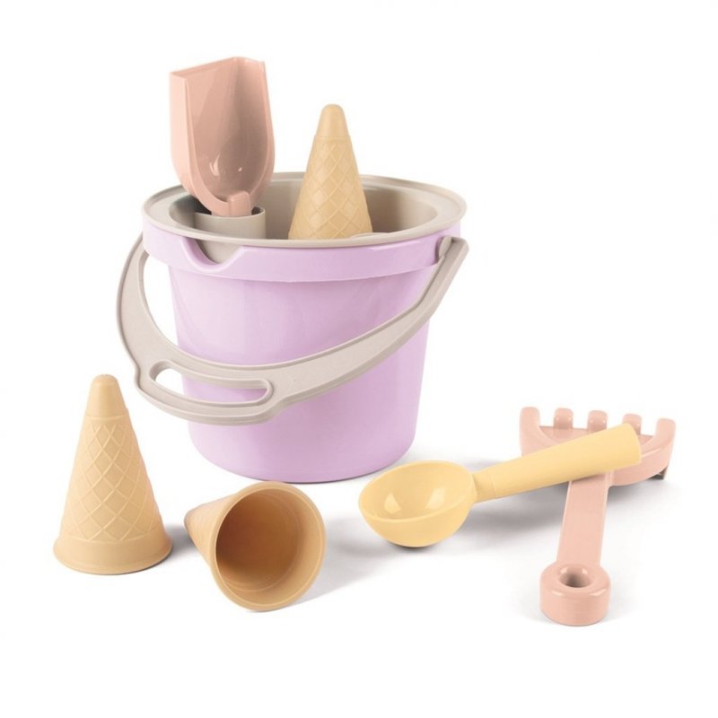E-shop DANTOY Hračky na piesok - zmrzlina - 8ks Pastel Pink 24m+