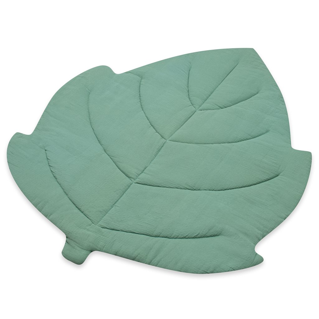 E-shop Mušelínová hracia deka New Baby Leaf mint - 53875