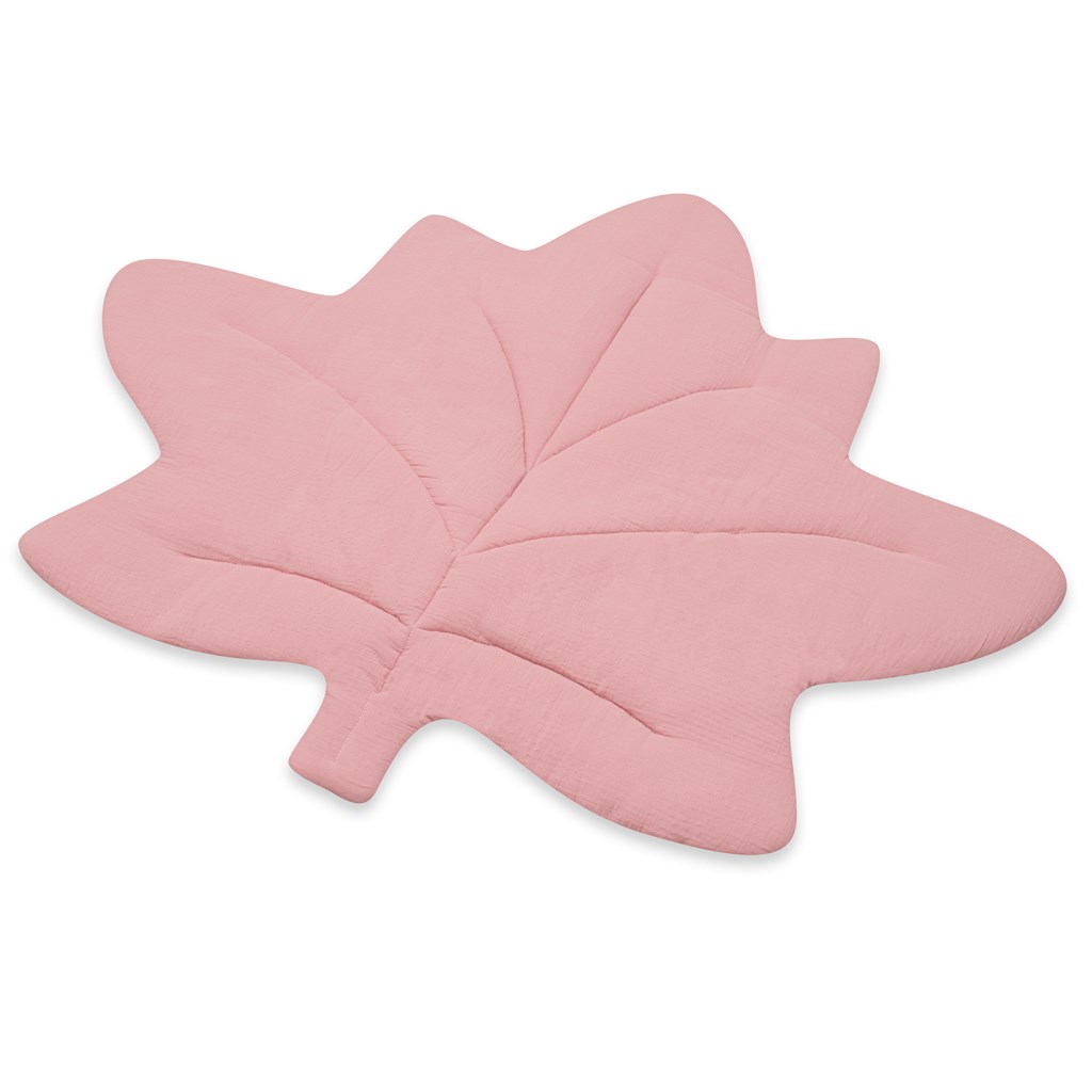 E-shop Mušelínová hracia deka New Baby Maple Leaf pink - 53878