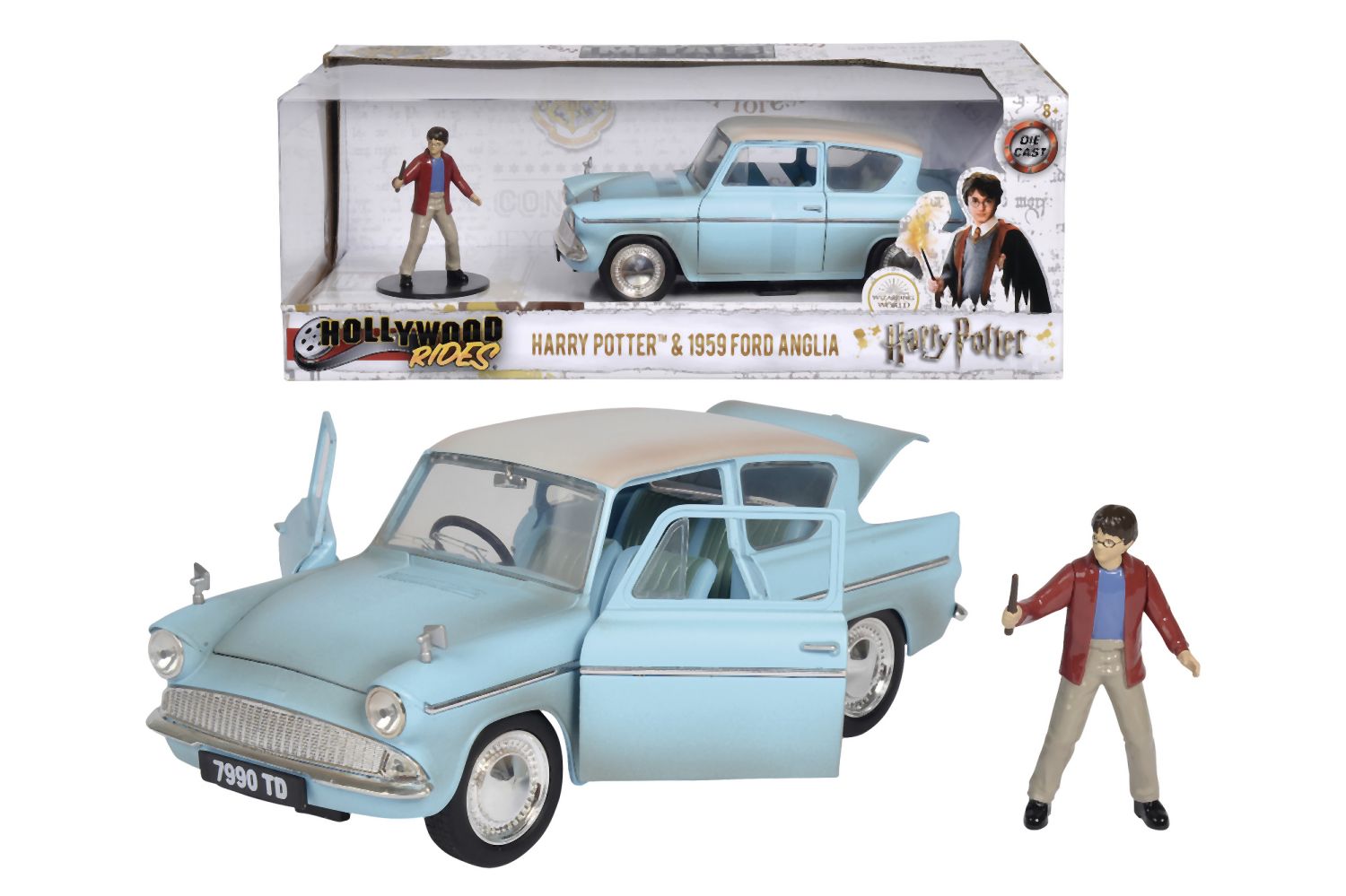 E-shop Jada Harry Potter Auto Ford Anglia 1959 1:24 a figúrka Harryho Pottera