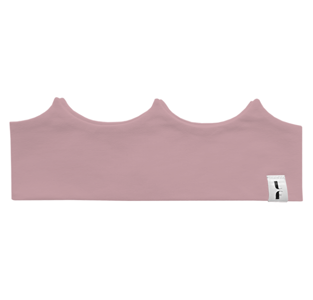 E-shop LevinFelin Levin felin Detská bavlnená čelenka Wave, veľ.1, mauve deep