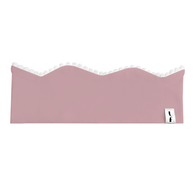 E-shop LevinFelin Levin felin Detská bavlnená čelenka Dot, veľ.1, mauve deep