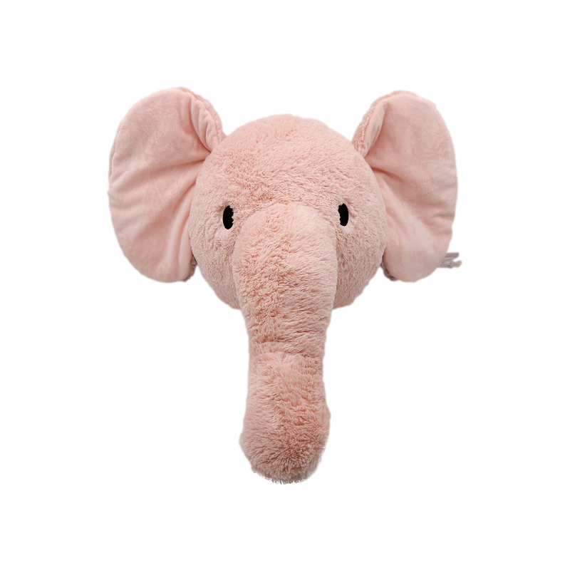 E-shop Label Label Nástenná dekorácia slon Elly - Pink