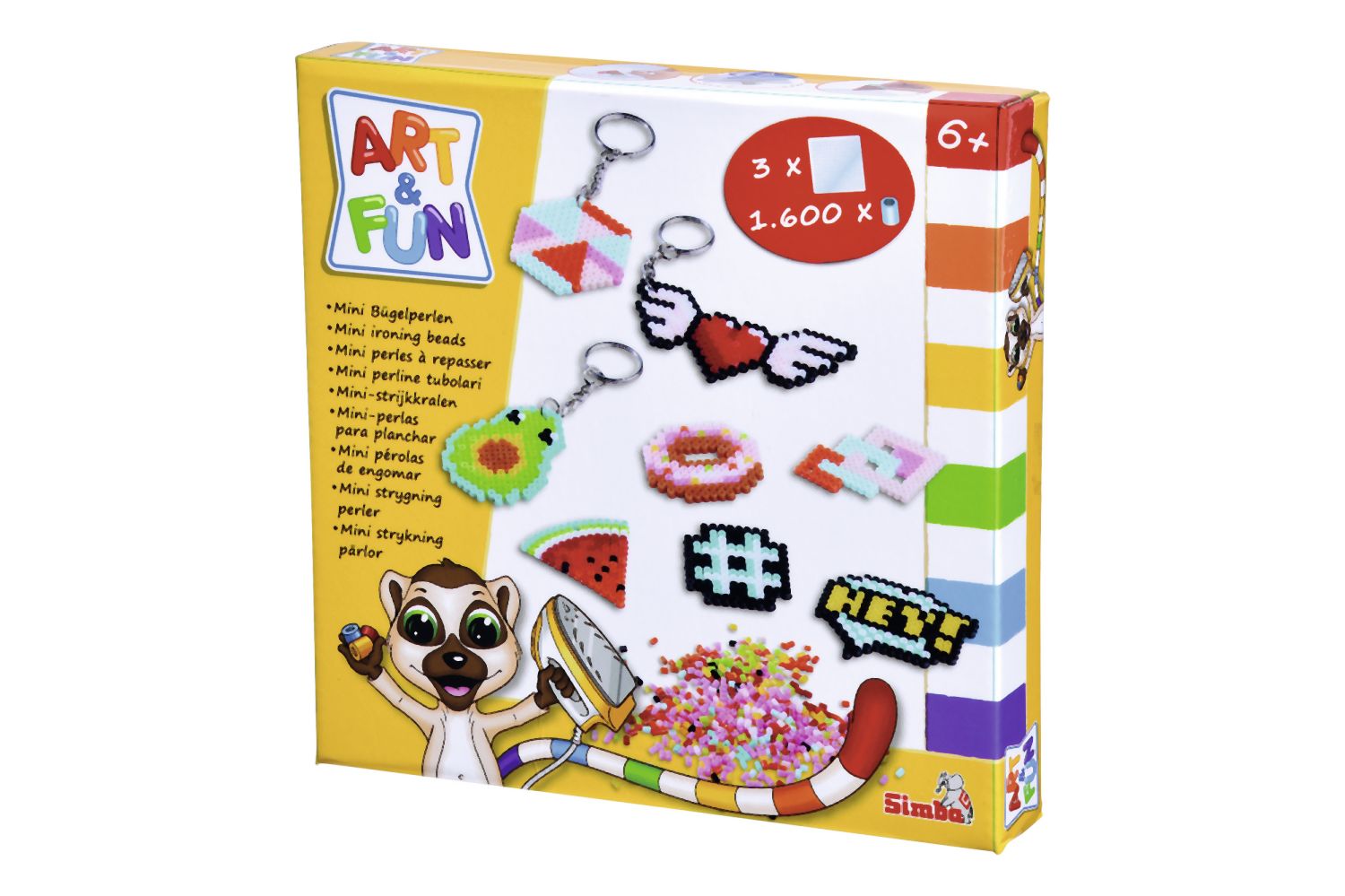 E-shop Simba A&F Mini zažehľovacie korálky výroba kľúčenky