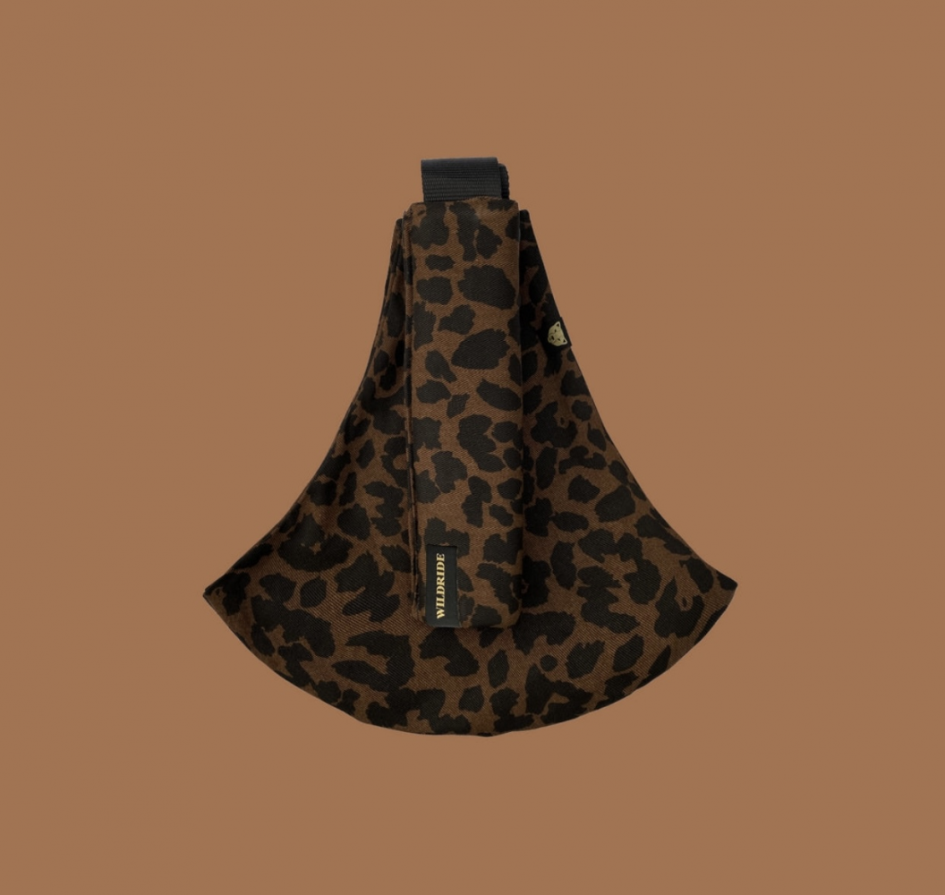 E-shop Wildride Detské nosítko PRINT - Brown Leopard