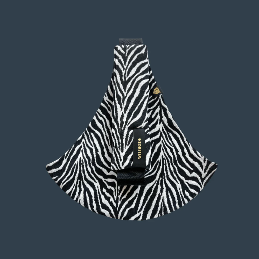 E-shop Wildride Detské nosítko Premium - Black Zebra