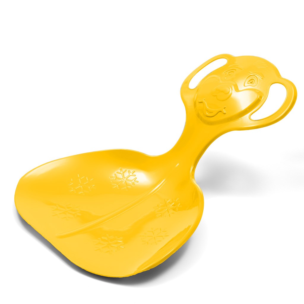 E-shop Detský sánkovací klzák lopata Baby Mix COMFORT LINE M žltý - 49297