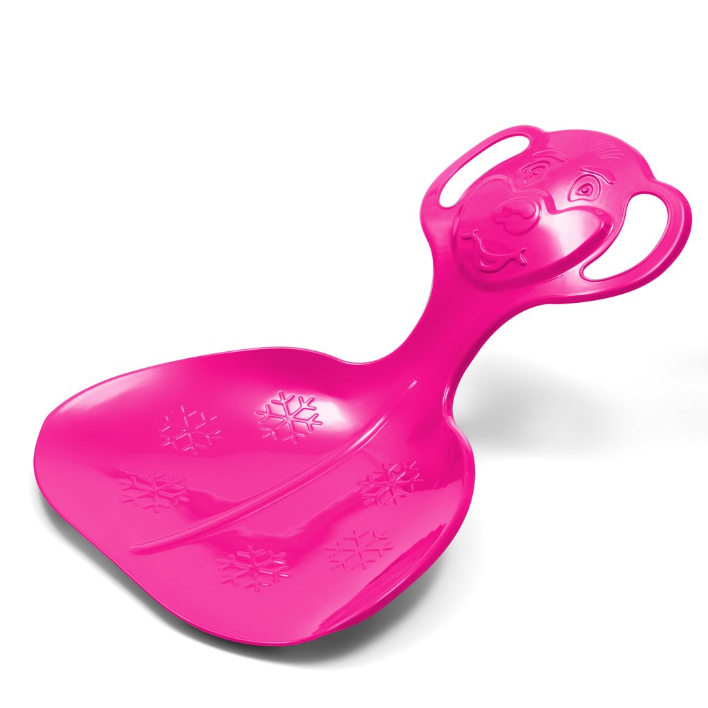 E-shop Detský sánkovací klzák lopata Baby Mix COMFORT LINE M rúžový - 49298