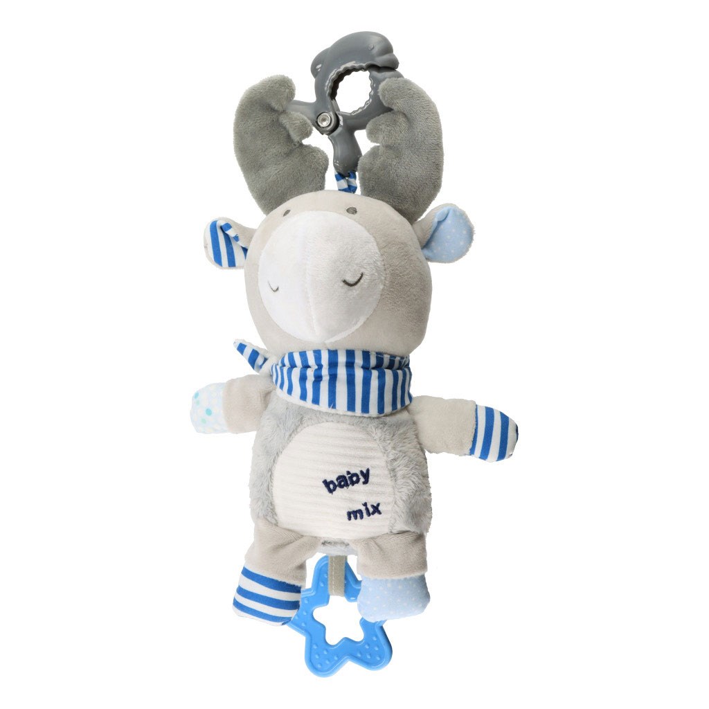 E-shop Detská plyšová hračka s hracím strojčekom a klipom Baby Mix Los - 49421