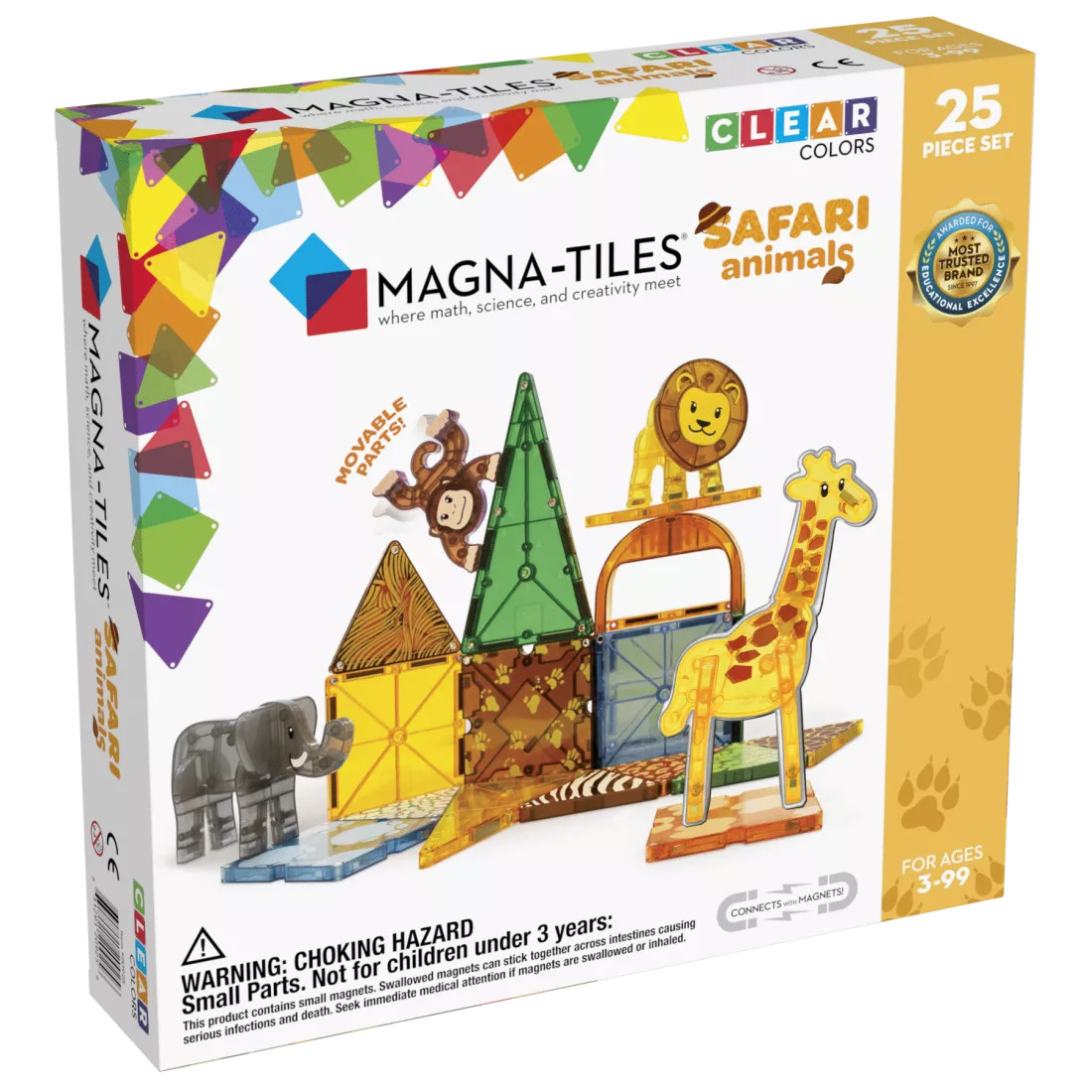 E-shop Magna-Tiles Magnetická stavebnica Safari 25 dielov