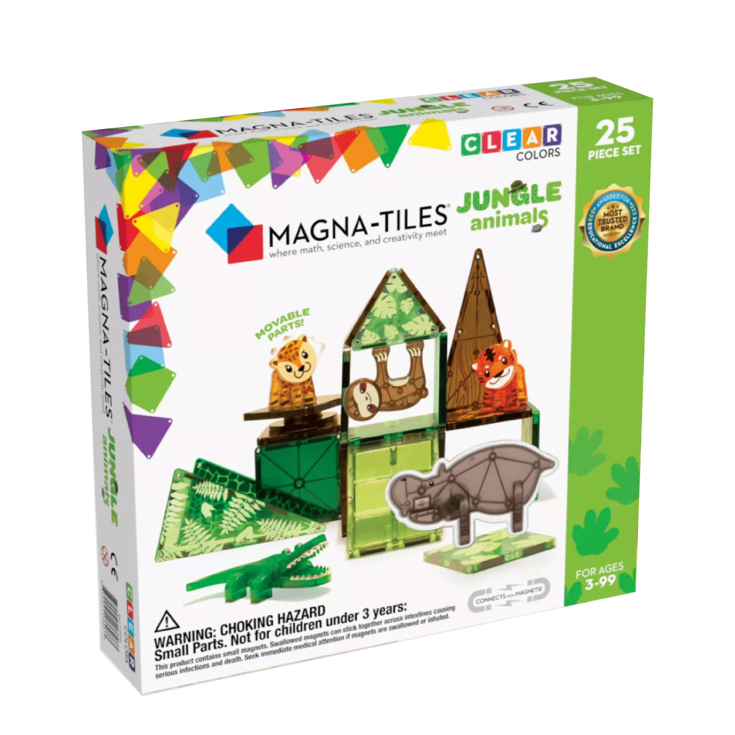 E-shop Magna-Tiles Magnetická stavebnica Jungle 25 dielov