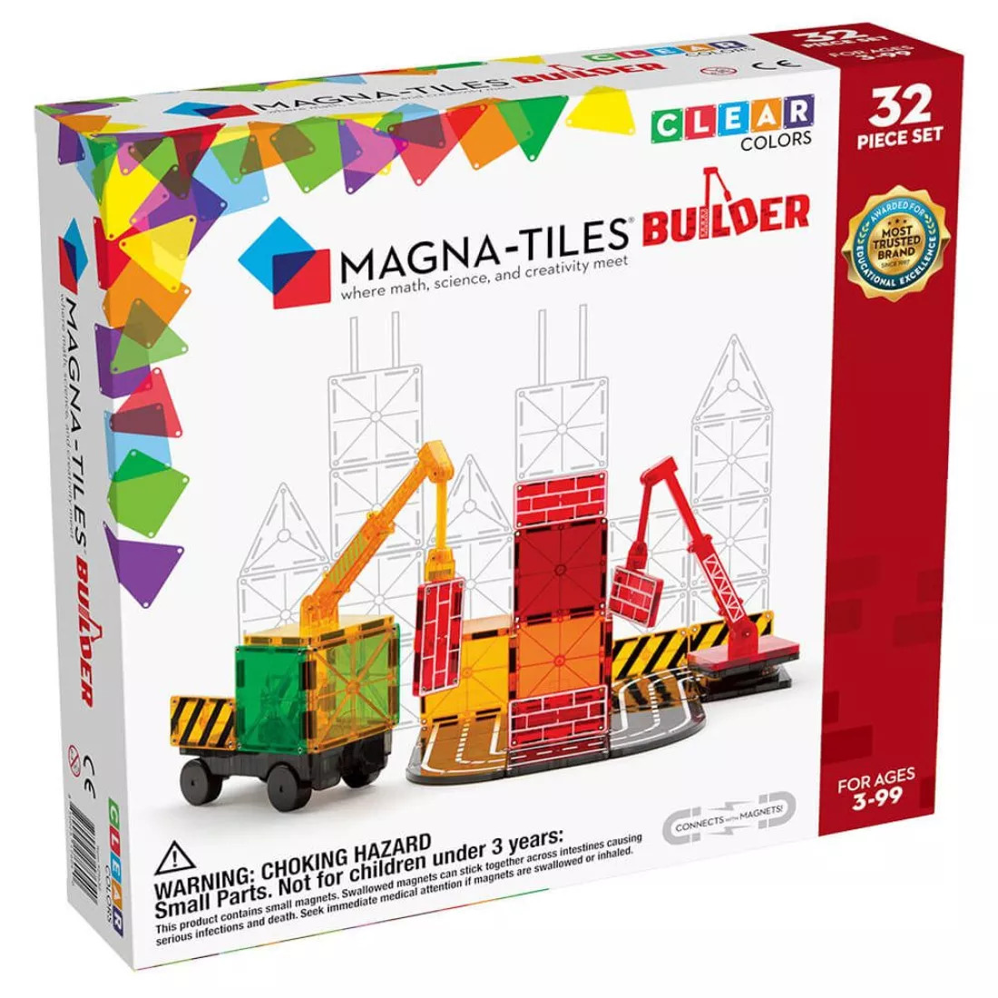 E-shop Magna-Tiles Magnetická stavebnica Builder 32 dielov