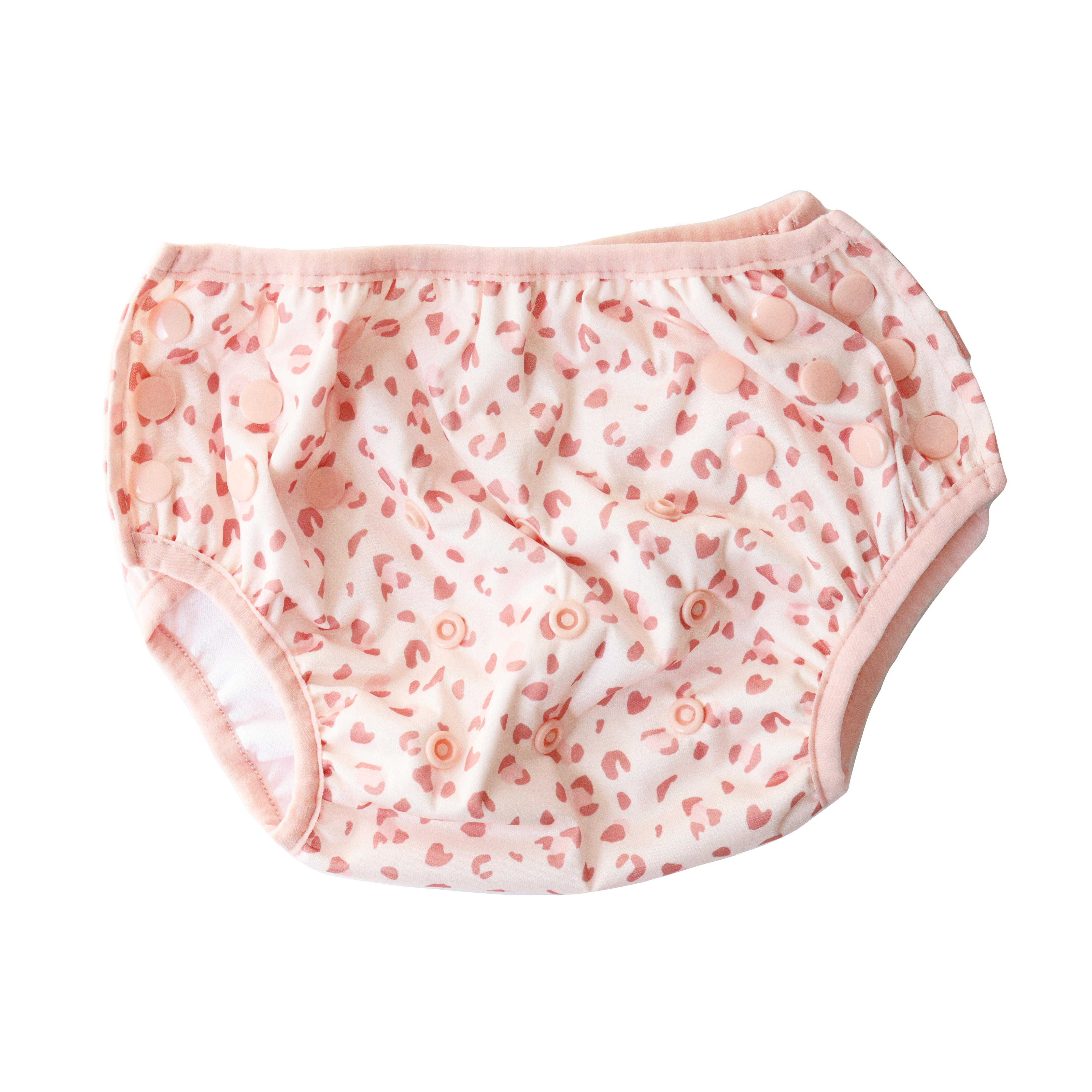 E-shop Swim Essentials Plavky pre bábätká s UPF 50+ Old pink Leopard