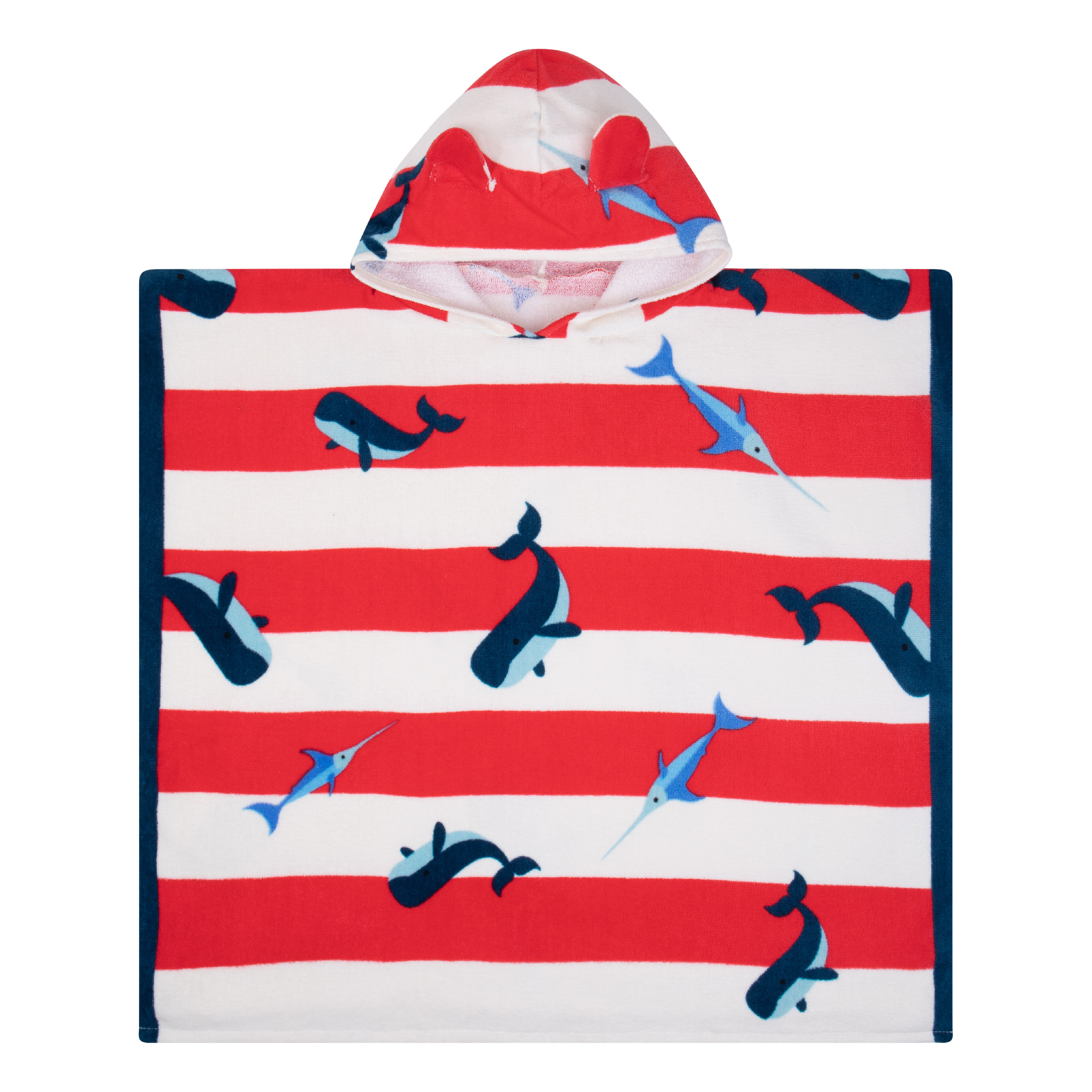 E-shop Swim Essentials Plážové pončo Whales 65 x 65 cm