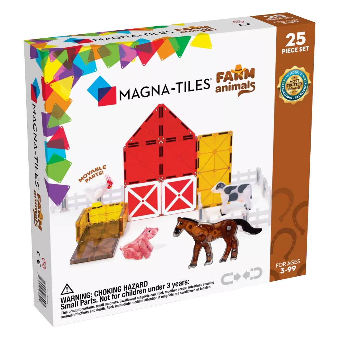 E-shop Magna-Tiles Magnetická stavebnica Farm 25 dielov