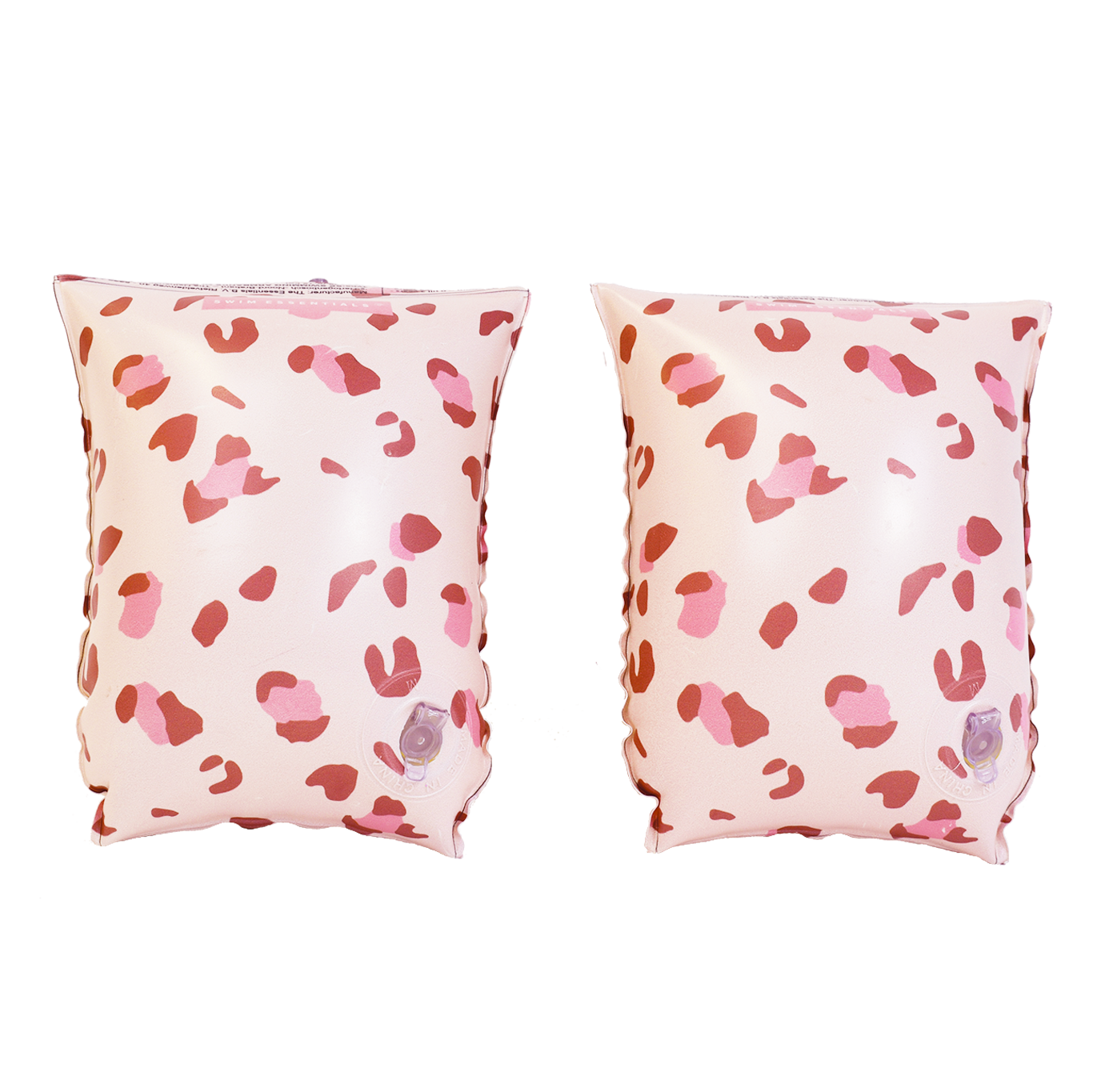 E-shop Swim Essentials Rukávniky Old pink Leopard 2-6 rokov