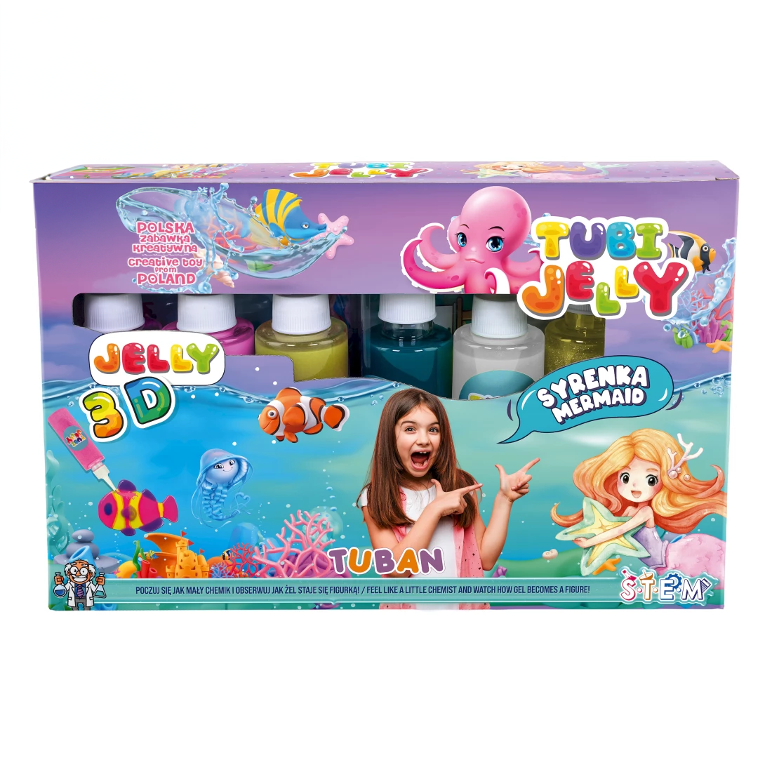 E-shop TUBAN Tubi Jelly Kreatívny set XL Morská panna
