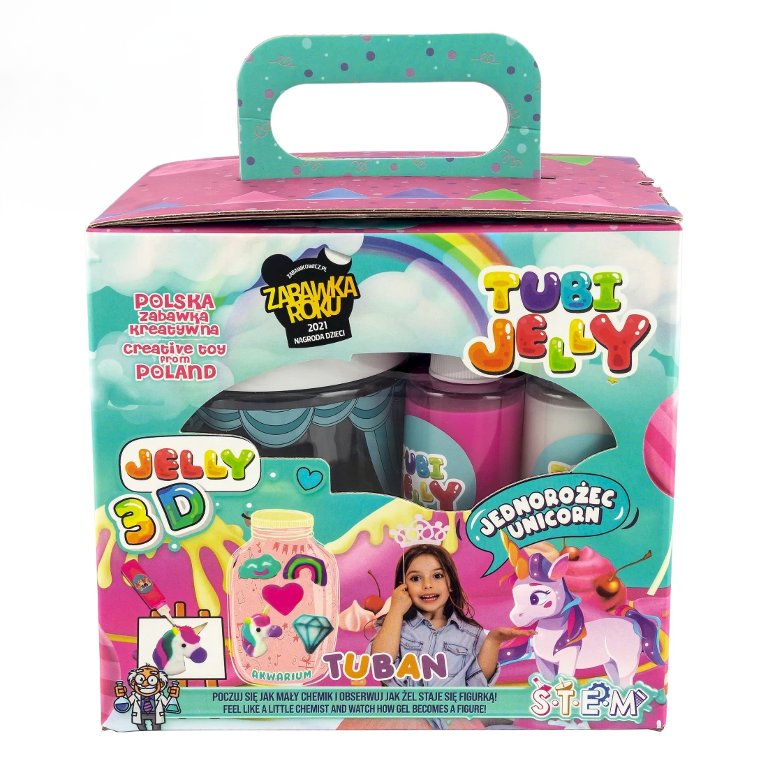 E-shop TUBAN Tubi Jelly Kreatívny set s akváriom XL Jednorožec