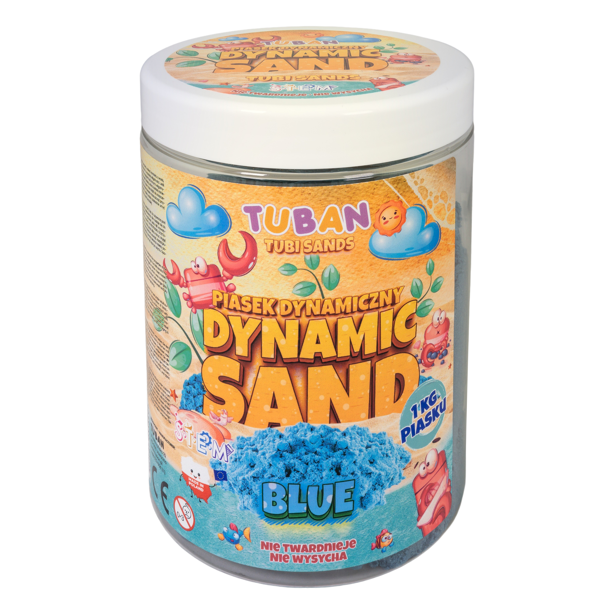 E-shop TUBAN Dynamický piesok Modrý 1 kg