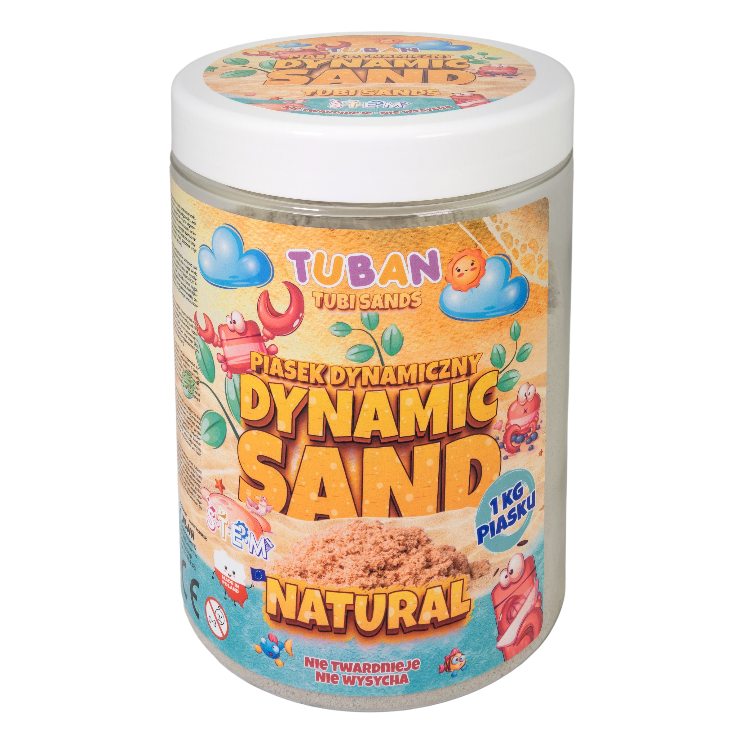 E-shop TUBAN Dynamický piesok Natural 1 kg