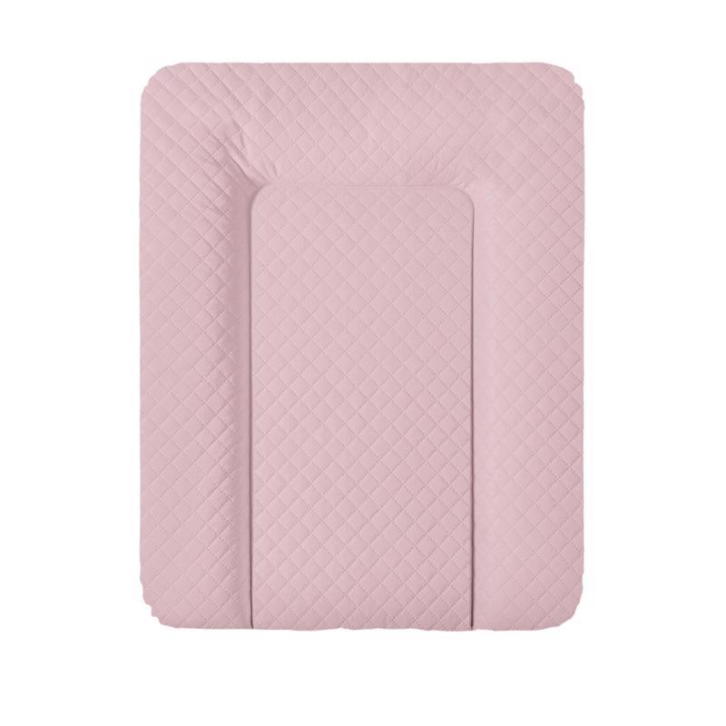 E-shop CEBA BABY Podložka prebaľovacia na komodu mäkká (50x70) CARO Pink CEBA BABY