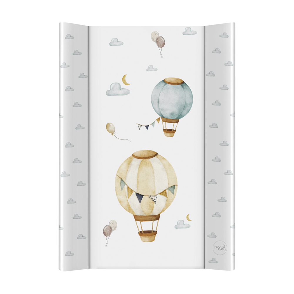 E-shop CEBA BABY Podložka prebaľovacia 2-hranná mäkká (50x70) Basic Balloons
