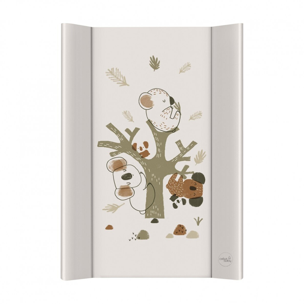 E-shop CEBA BABY Podložka prebaľovacia 2-hranná s pevnou doskou (50x70) Basic Koala