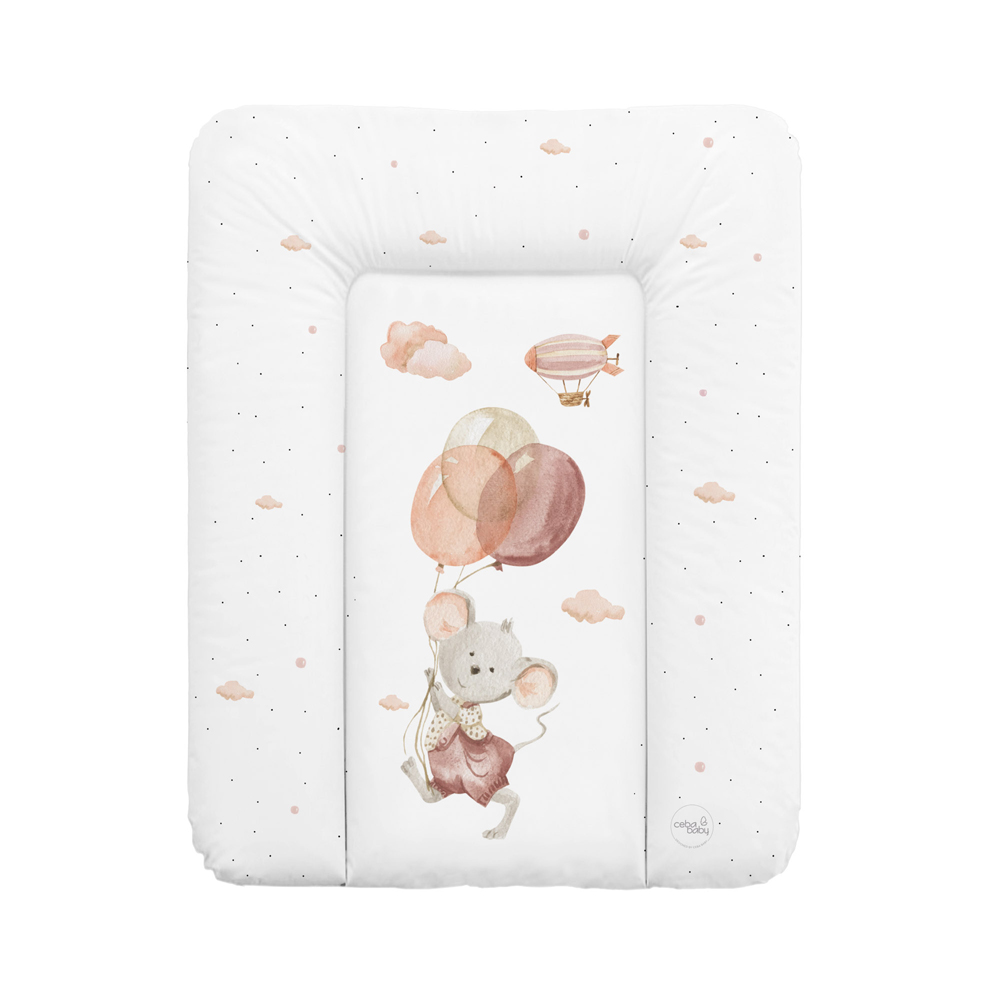 E-shop CEBA BABY Podložka prebaľovacia mäkká (50x70) Basic Mouse
