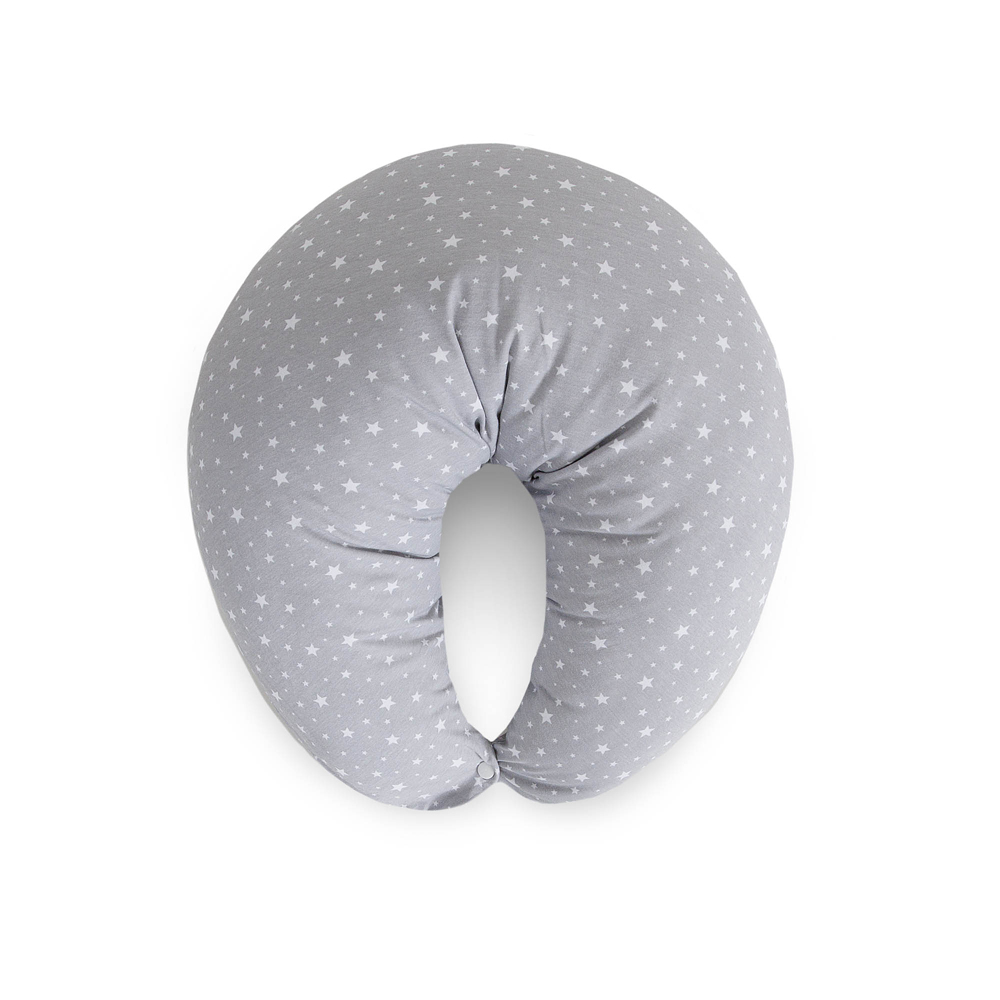 E-shop CEBA BABY Vankúš na dojčenie HUGGY (150x60x37) Basic Grey Stars