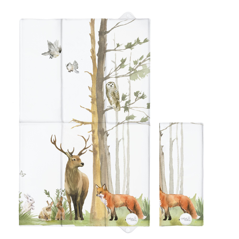 E-shop CEBA BABY Podložka prebaľovacia cestovná (60x40) Basic Woodland