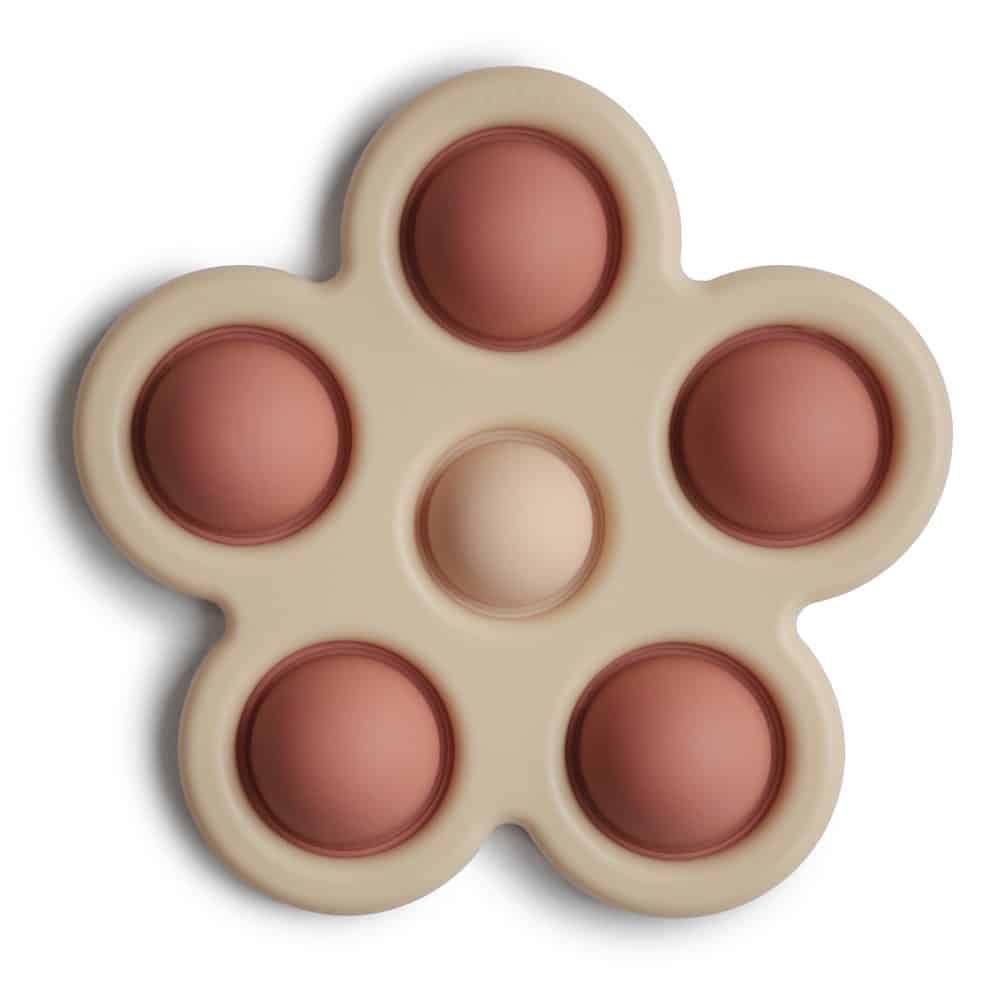 E-shop SILIKÓNOVÝ KVIETOK S TLAČIDLAMI POP-IT MUSHIE - ROSE/ BLUSH/ SHIFTING SAND