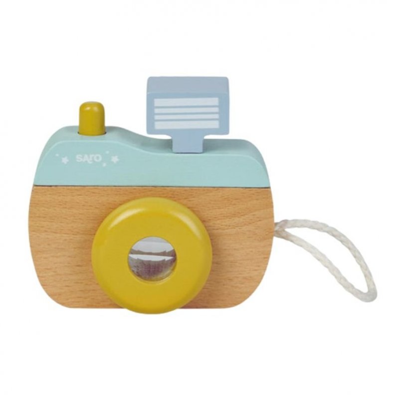 E-shop Saro Baby Drevený fotoaparát Mint