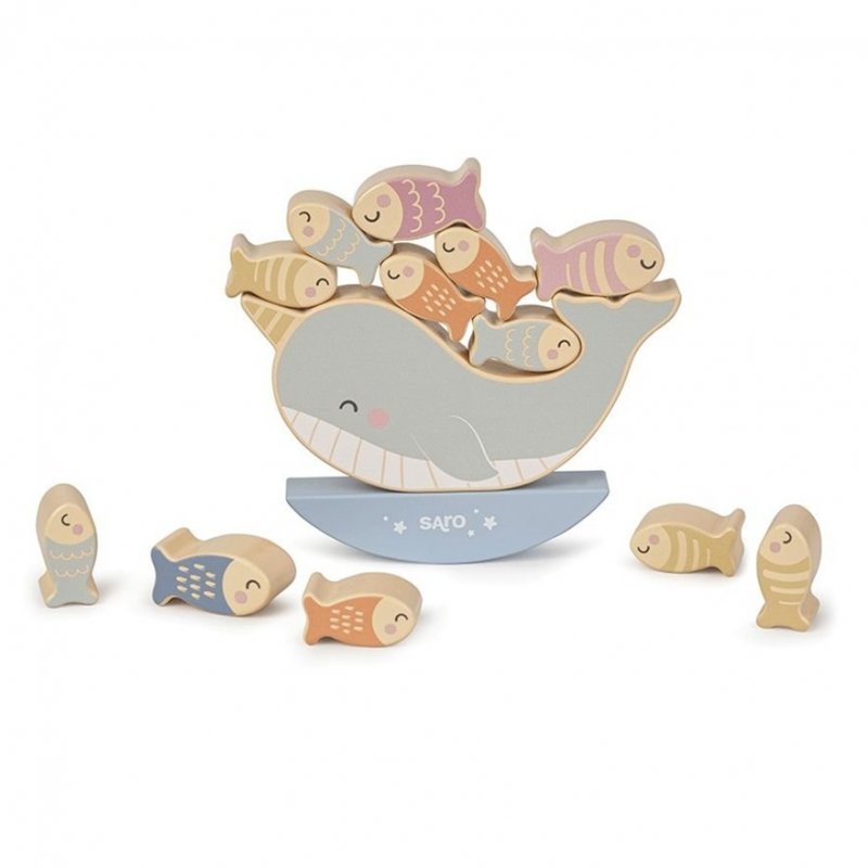 E-shop Saro Baby Drevená balančná hra Sea Life