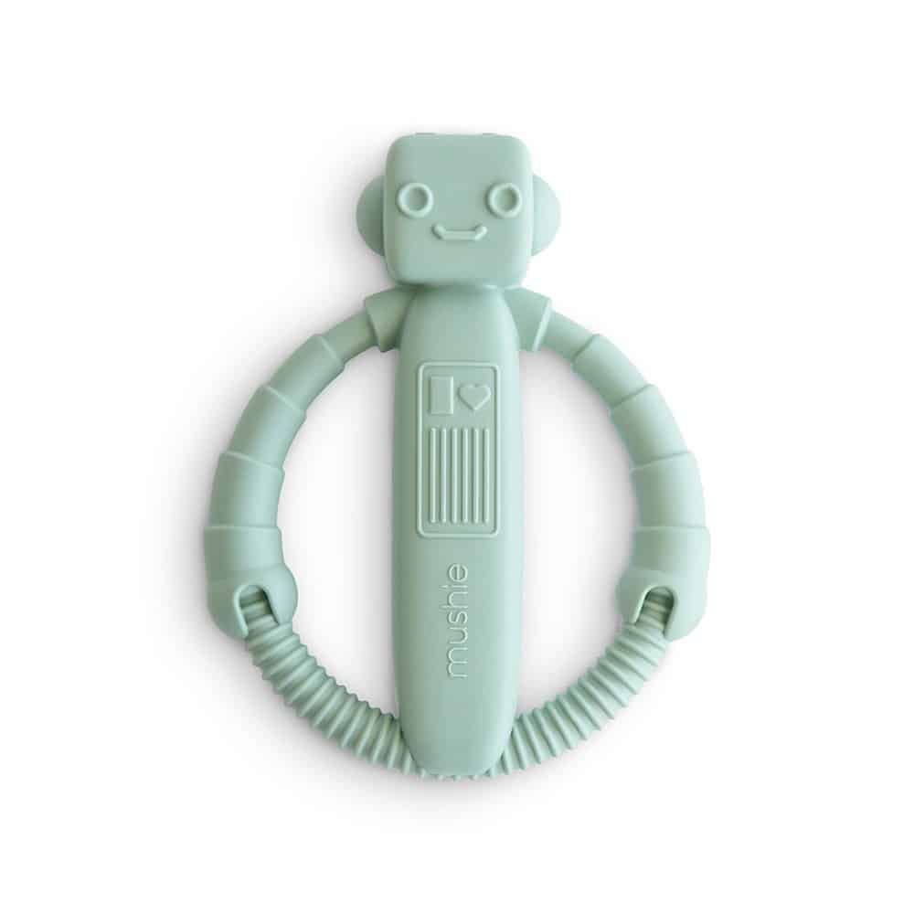 E-shop HRYZADLO S HRKÁLKOU MUSHIE ROBOT- CAMBRIDGE BLUE