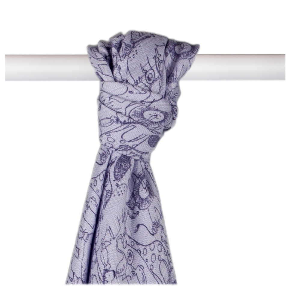 E-shop XKKO BMB Bambusová osuška Safari Lavender Aura, 90x100