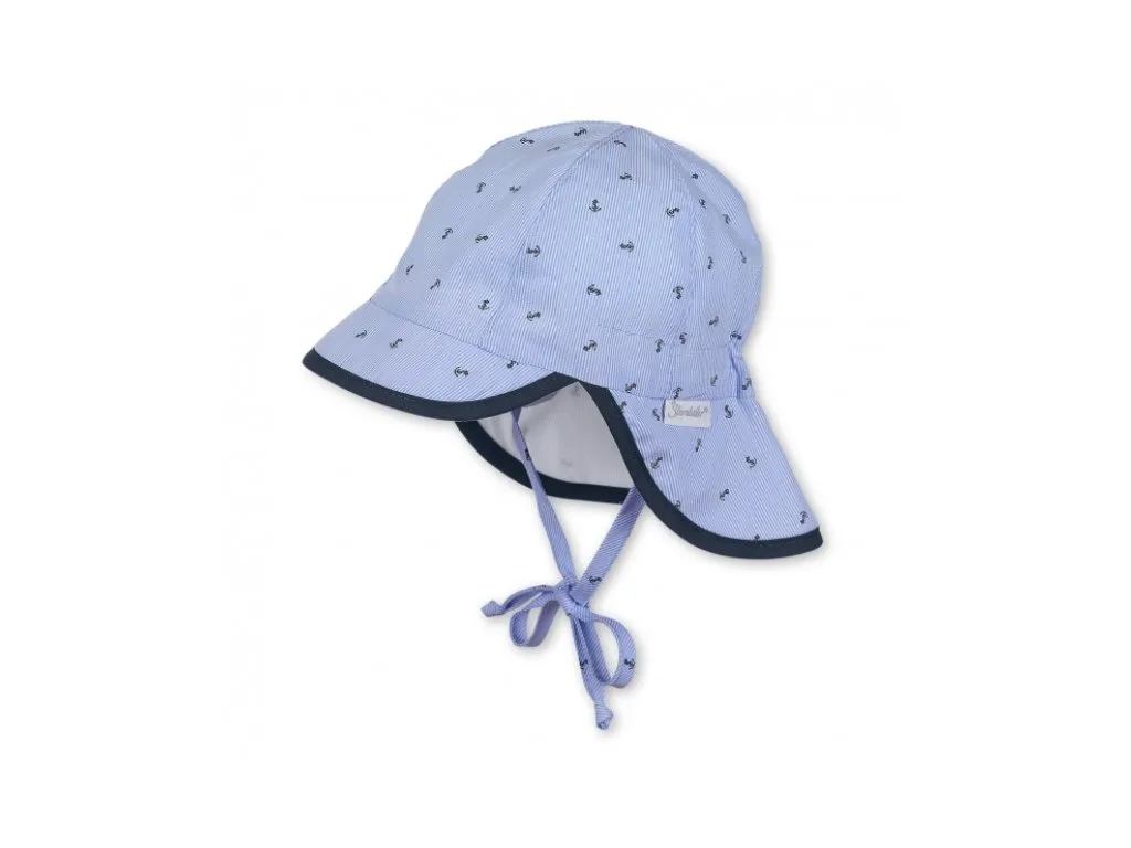 E-shop Sterntaler pirátka s UV-ochranou 39 - modrá