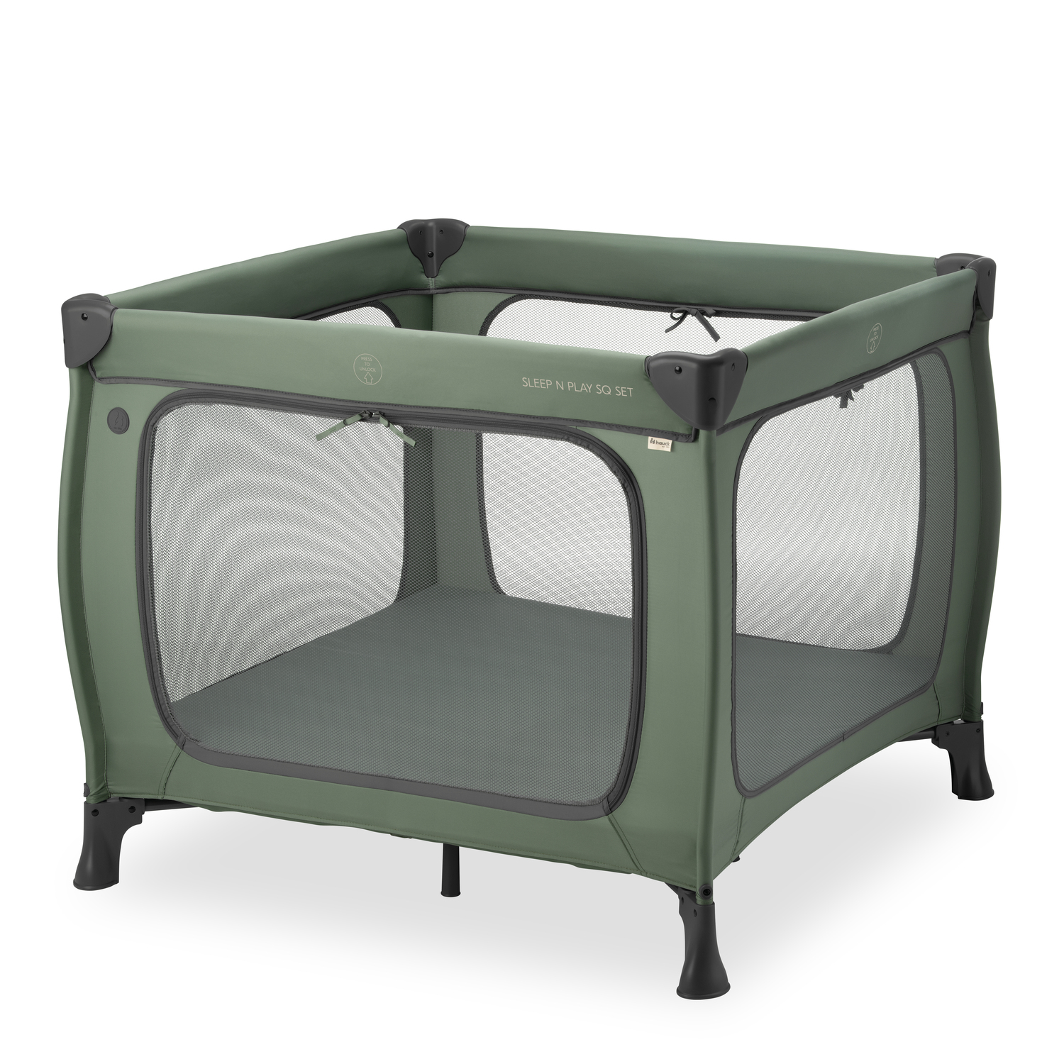 E-shop Hauck Cestovná postieľka/ohradka Sleep N Play SQ Set Dark Green