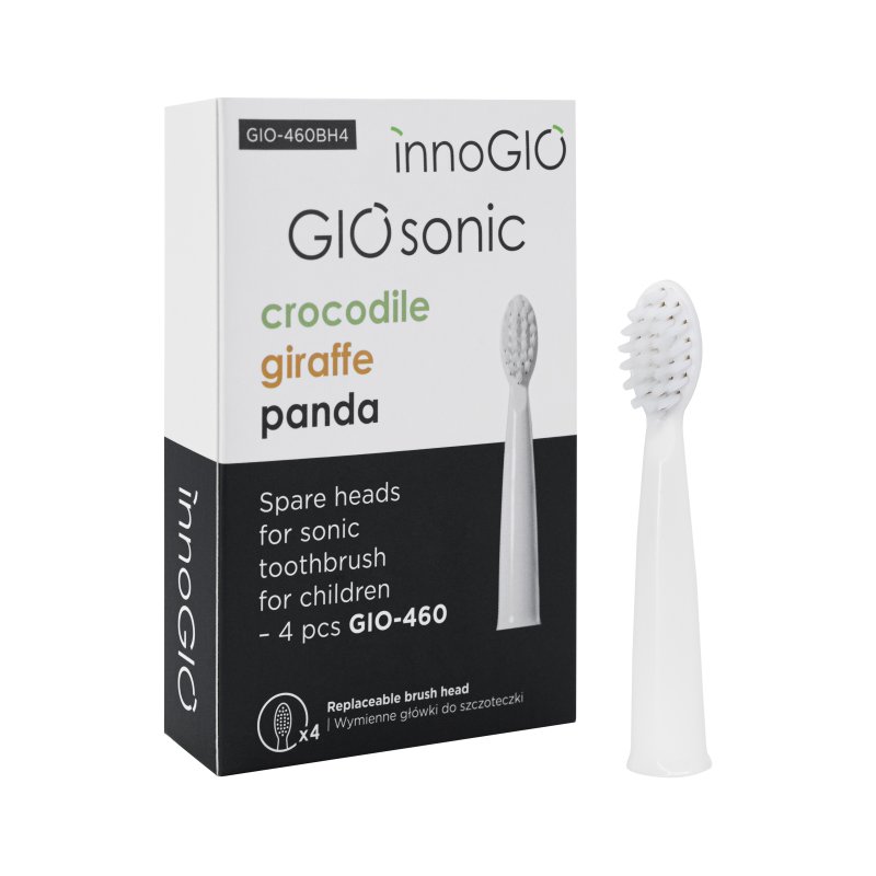 E-shop innoGIO Náhradné hlavice k sonickej kefke GIOSonic 4ks